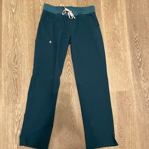 Figs Seafoam Cargo Scrub Pants